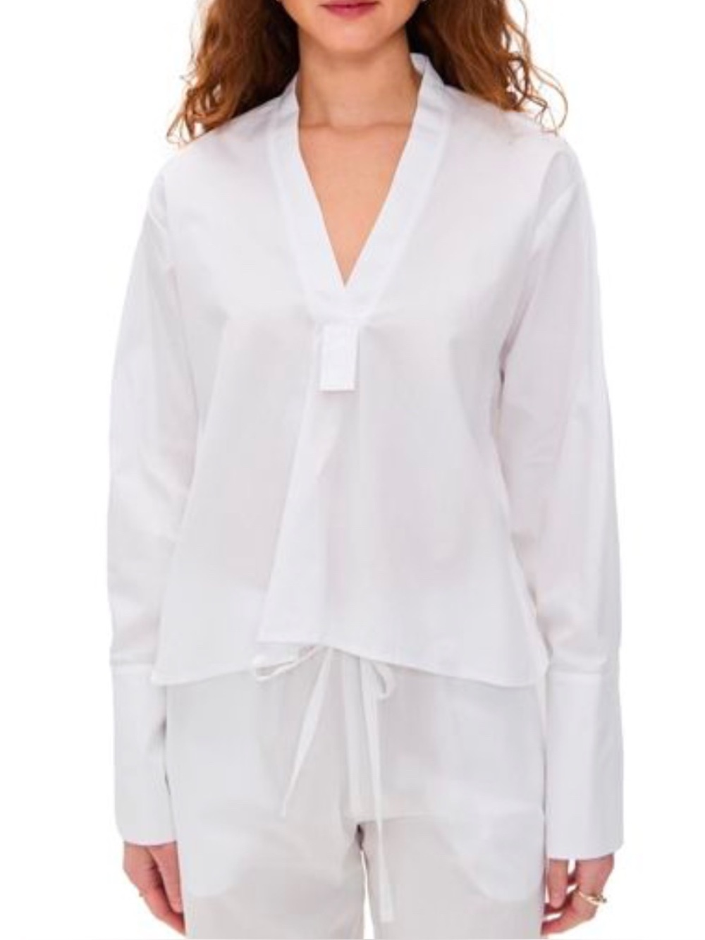 Enza costa poplin top